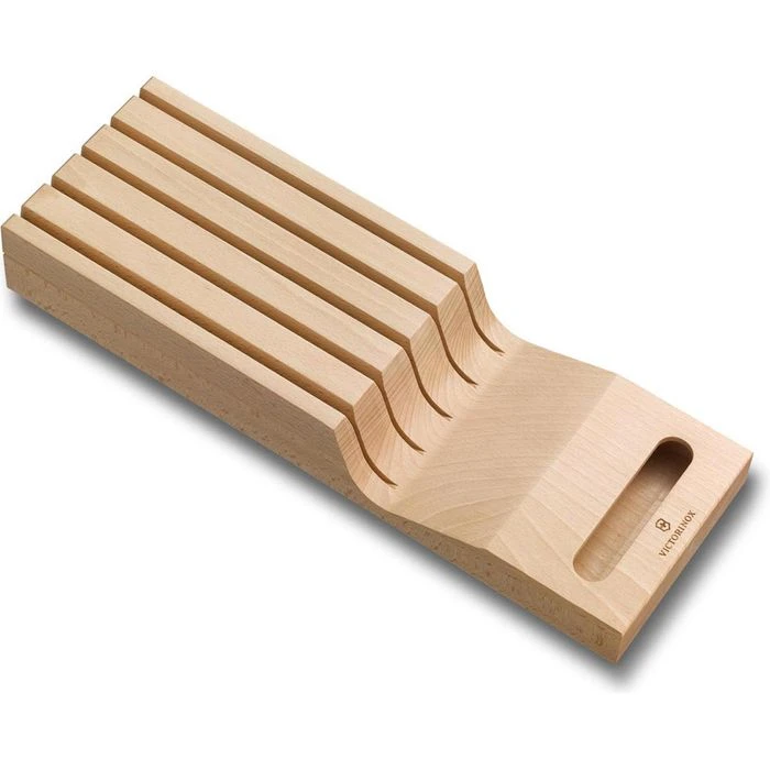 Victorinox Messerblock Schubladen-Messerhalter, Buchenholz Braun, Für 5 Messer, Unbestückt 3 Victorinox Messerblock Schubladen-Messerhalter, Buchenholz Braun, Für 5 Messer, Unbestückt