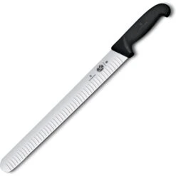 Victorinox Schinkenmesser Fibrox 5.4723.36, 36cm Klinge, Edelstahl, Kullenschliff