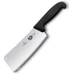 Victorinox Hackmesser Fibrox 5.4003.18, Küchenhaubeil, Edelstahl, 18cm Klinge, 320g