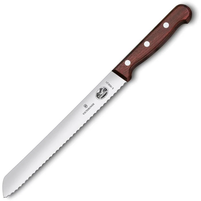 Victorinox Brotmesser Wood 5.1630.21G, Holzgriff, 21cm Klinge, Edelstahl, Wellenschliff 3 Victorinox Brotmesser Wood 5.1630.21G, Holzgriff, 21cm Klinge, Edelstahl, Wellenschliff