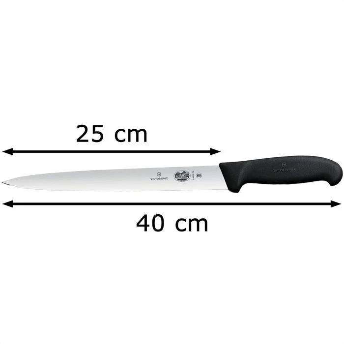 Victorinox Schinkenmesser Fibrox 5.4403.25, 25cm Klinge, Edelstahl 4 Victorinox Schinkenmesser Fibrox 5.4403.25, 25cm Klinge, Edelstahl – Bild 2