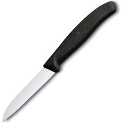 Victorinox Gemüsemesser Swiss Classic 6.7403, Schwarz, Edelstahl, Klinge 8cm