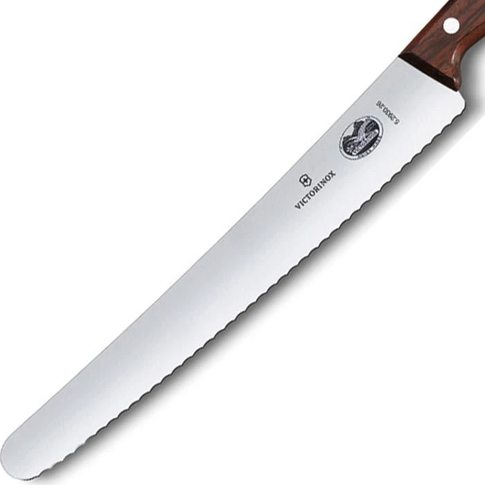 Victorinox Brotmesser Wood 5.2930.26G, Holzgriff, 26cm Klinge, Konditorsäge, Wellenschliff 5 Victorinox Brotmesser Wood 5.2930.26G, Holzgriff, 26cm Klinge, Konditorsäge, Wellenschliff – Bild 3