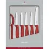 Victorinox Gemüsemesser Swiss Classic 6.7111.6G, Rot, Edelstahl, Set 6-teilig