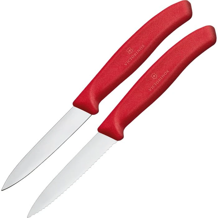 Victorinox Gemüsemesser Swiss Classic 6.7111.6G, Rot, Edelstahl, Set 6-teilig 8 Victorinox Gemüsemesser Swiss Classic 6.7111.6G, Rot, Edelstahl, Set 6-teilig – Bild 6