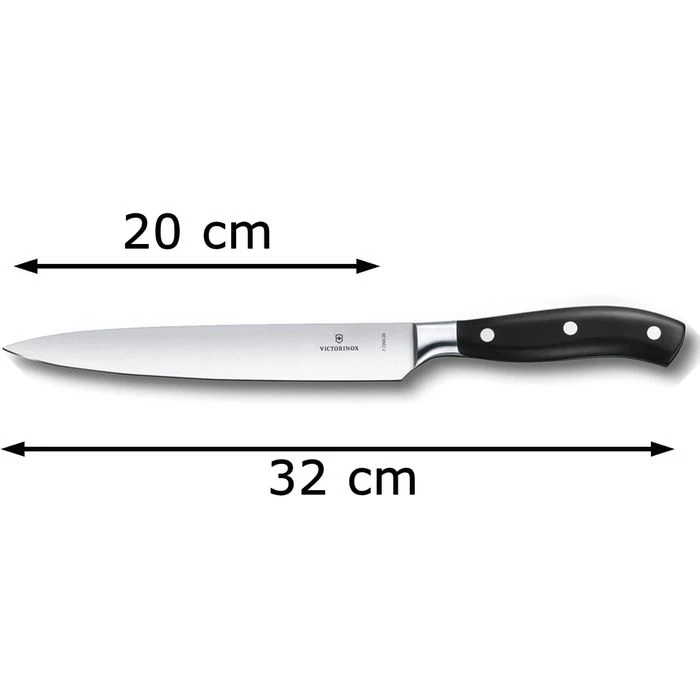 Victorinox Tranchiermesser Grand Maitre 7.7203.20G, 20cm Klinge, Edelstahl 4 Victorinox Tranchiermesser Grand Maitre 7.7203.20G, 20cm Klinge, Edelstahl – Bild 2