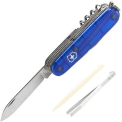 Victorinox 1.3713.T2 Huntsman Taschenmesser Transparentes Blau -Knife Stock 4a91a1e5bbacad5830ebdae9ac81aebc
