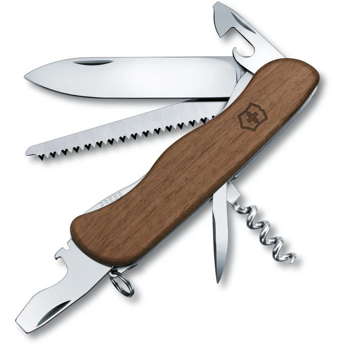 Victorinox Taschenmesser Forester Wood 0.8361.63, Nussbaum, 10 Funktionen 3 Victorinox Taschenmesser Forester Wood 0.8361.63, Nussbaum, 10 Funktionen