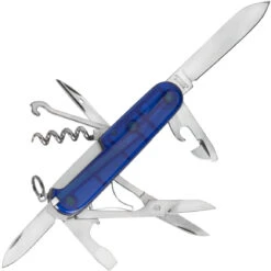 Victorinox 1.3703.T2 Climber Blue Translucent Taschenmesser Transparentes Blau -Knife Stock 5dc34c307ae4b2852d3b6558d0863e22