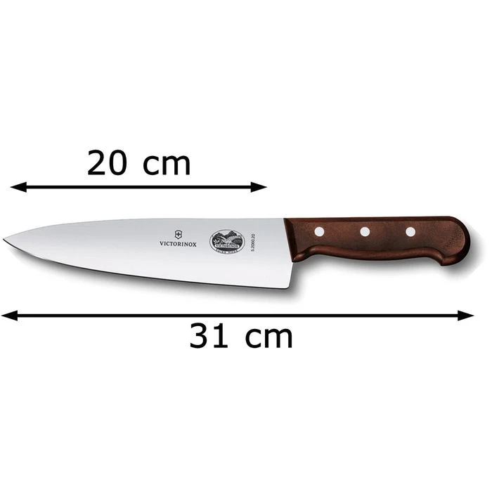 Victorinox Tranchiermesser Wood 5.2060.20G, 20cm Klinge, Edelstahl, Holzgriff 4 Victorinox Tranchiermesser Wood 5.2060.20G, 20cm Klinge, Edelstahl, Holzgriff – Bild 2