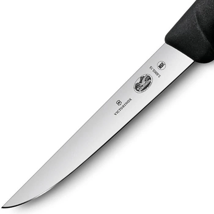 Victorinox Ausbeinmesser Fibrox 5.6003.15, Schwarz, Edelstahl, 15cm Klinge Starr 5 Victorinox Ausbeinmesser Fibrox 5.6003.15, Schwarz, Edelstahl, 15cm Klinge Starr – Bild 3