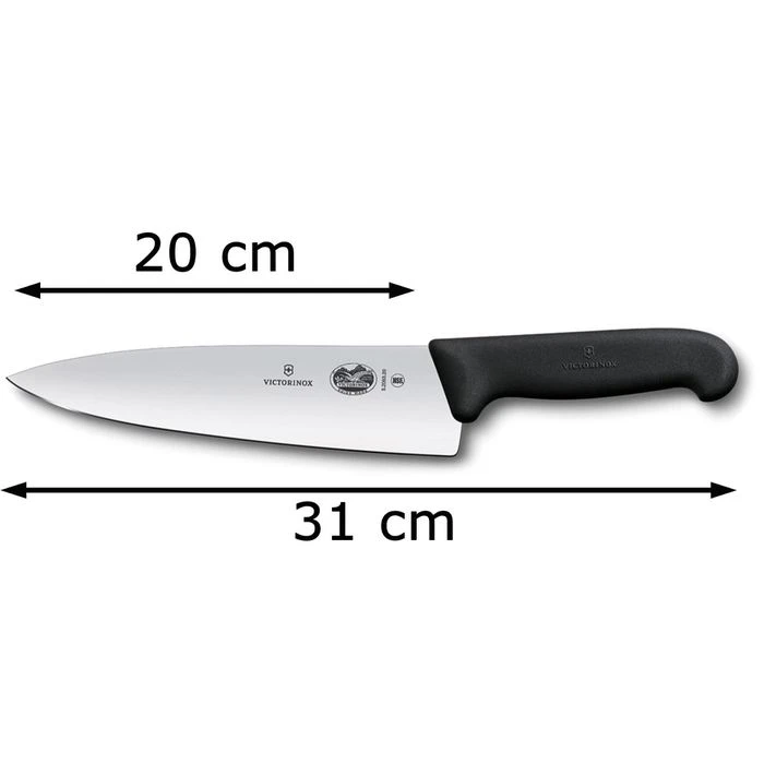 Victorinox Tranchiermesser Fibrox 5.2063.20, 20cm Klinge, Edelstahl 4 Victorinox Tranchiermesser Fibrox 5.2063.20, 20cm Klinge, Edelstahl – Bild 2