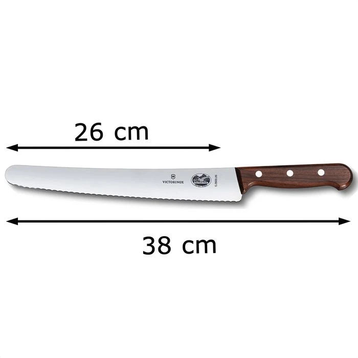 Victorinox Brotmesser Wood 5.2930.26G, Holzgriff, 26cm Klinge, Konditorsäge, Wellenschliff 4 Victorinox Brotmesser Wood 5.2930.26G, Holzgriff, 26cm Klinge, Konditorsäge, Wellenschliff – Bild 2