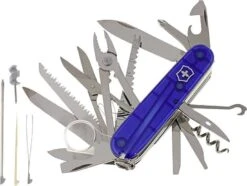 Victorinox 1.6795.T2 Swiss Champ Transparentes Blau