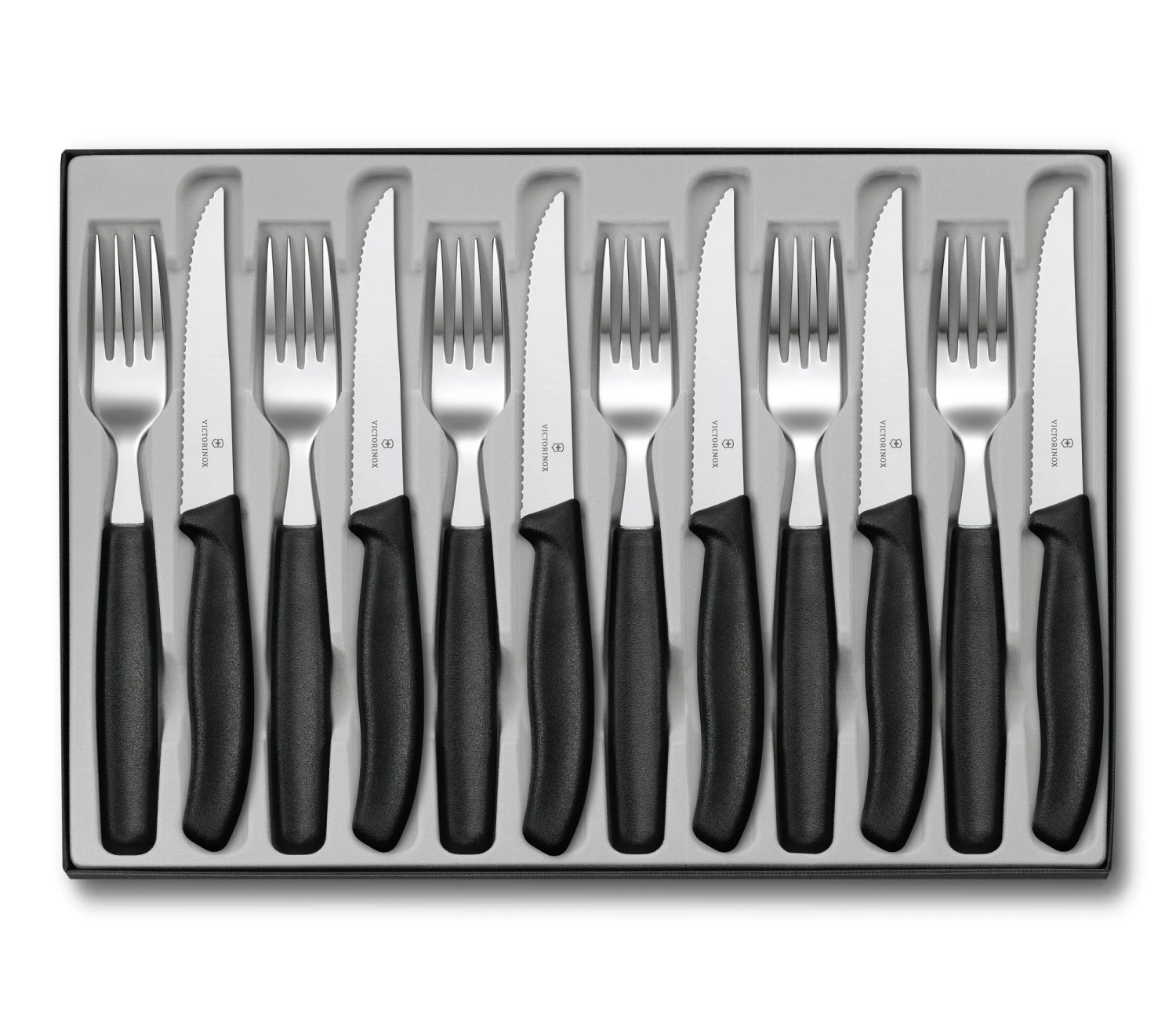 Victorinox Set 12 Teile: 6x Steakmesser + 6x Gabel 6.7233.12 3 Victorinox Set 12 Teile: 6x Steakmesser + 6x Gabel 6.7233.12