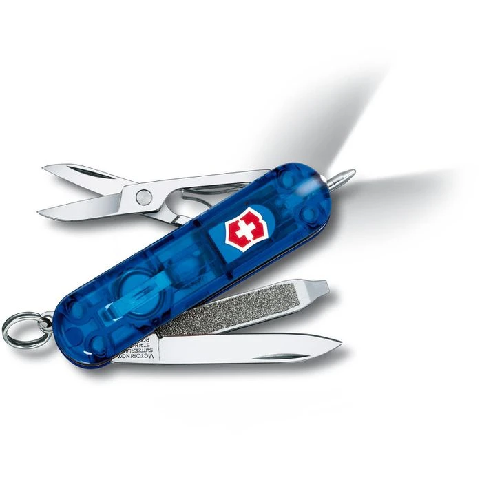 Victorinox Taschenmesser Signature Lite, 0.6226.T2, Blau Transparent, 7 Funktionen 3 Victorinox Taschenmesser Signature Lite, 0.6226.T2, Blau Transparent, 7 Funktionen