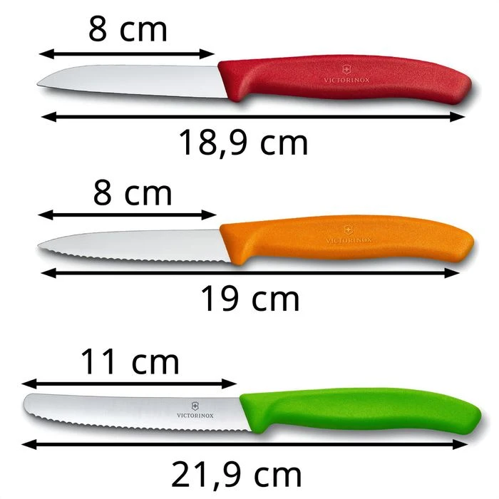Victorinox Gemüsemesser Swiss Classic, 6.7116.32, Bunt, Edelstahl, Set 3-teilig 4 Victorinox Gemüsemesser Swiss Classic, 6.7116.32, Bunt, Edelstahl, Set 3-teilig – Bild 2