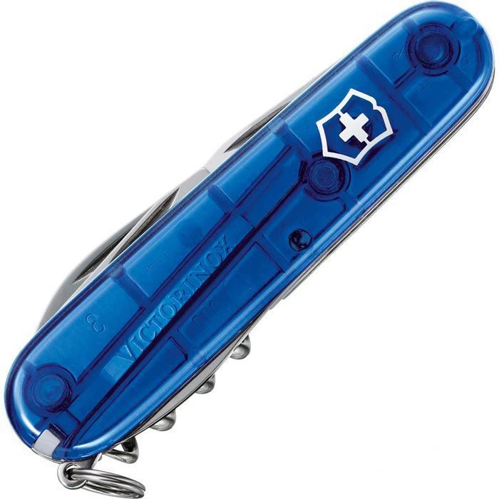 Victorinox Taschenmesser Spartan 1.3603.T2, Blau Transparent, 12 Funktionen 4 Victorinox Taschenmesser Spartan 1.3603.T2, Blau Transparent, 12 Funktionen – Bild 2