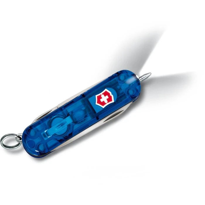 Victorinox Taschenmesser Signature Lite, 0.6226.T2, Blau Transparent, 7 Funktionen 4 Victorinox Taschenmesser Signature Lite, 0.6226.T2, Blau Transparent, 7 Funktionen – Bild 2