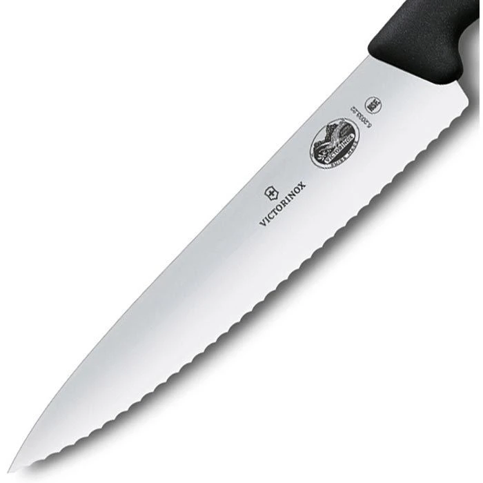 Victorinox Tranchiermesser Fibrox 5.2033.25, 25cm Klinge, Edelstahl, Wellenschliff 5 Victorinox Tranchiermesser Fibrox 5.2033.25, 25cm Klinge, Edelstahl, Wellenschliff – Bild 3