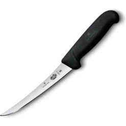 Victorinox Ausbeinmesser Fibrox 5.6603.15, Schwarz, Edelstahl, 15cm Klinge Starr