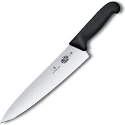 Victorinox Tranchiermesser Fibrox 5.2003.25, 25cm Klinge, Edelstahl, Schwarz