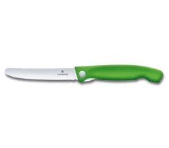 Victorinox 6.7836.F4B Tomatenmesser Faltbar Swiss Classic Grün
