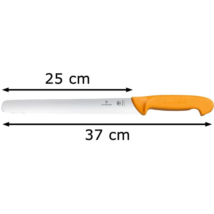 Victorinox Schinkenmesser Swibo 5.8441.25, 25cm Klinge, Edelstahl 3 Victorinox Schinkenmesser Swibo 5.8441.25, 25cm Klinge, Edelstahl – Bild 2