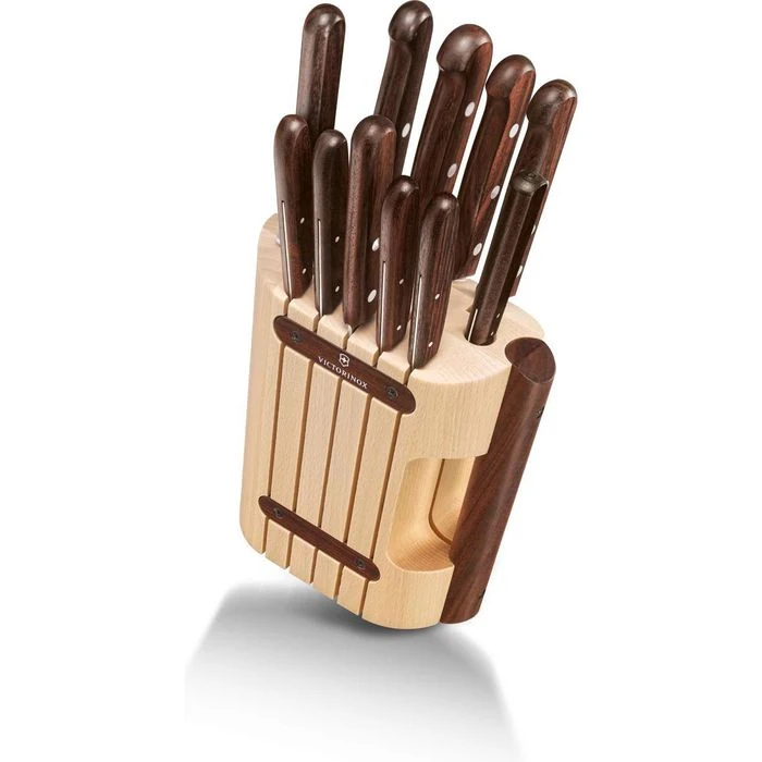 Victorinox Messerblock Wood 5.1150.11, Buchenholz Braun, 12-teilig 6 Victorinox Messerblock Wood 5.1150.11, Buchenholz Braun, 12-teilig – Bild 4