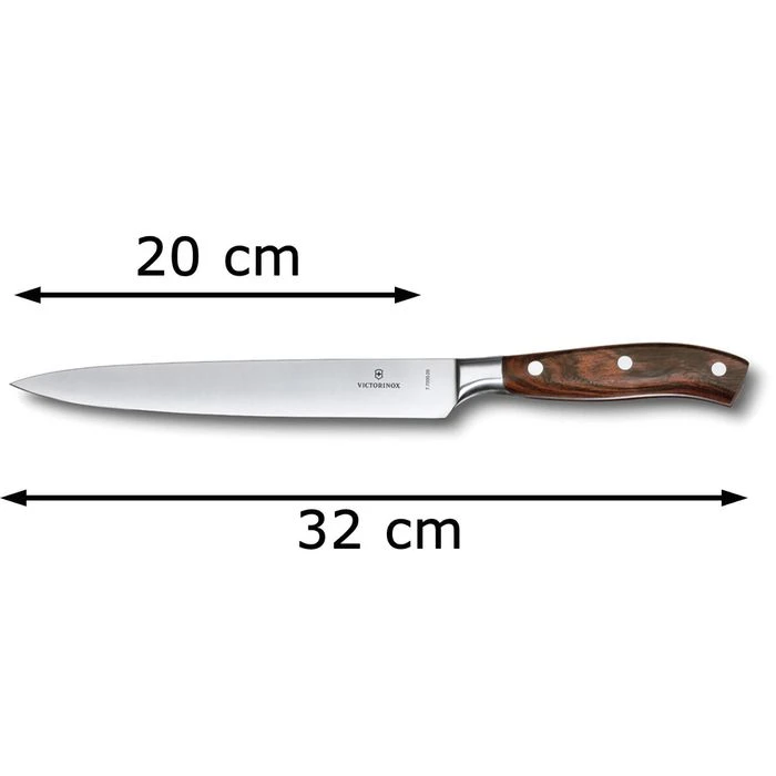 Victorinox Tranchiermesser Grand Maitre 7.7200.20G, 20cm Klinge, Edelstahl, Holzgriff 4 Victorinox Tranchiermesser Grand Maitre 7.7200.20G, 20cm Klinge, Edelstahl, Holzgriff – Bild 2