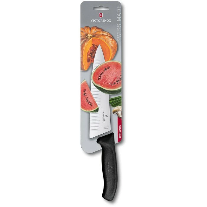 Victorinox Tranchiermesser Swiss Classic 6.8083.20, 20cm Klinge, Edelstahl, Mit Kullenschliff 5 Victorinox Tranchiermesser Swiss Classic 6.8083.20, 20cm Klinge, Edelstahl, Mit Kullenschliff – Bild 3