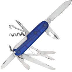 Victorinox 1.3713.T2 Huntsman Taschenmesser Transparentes Blau -Knife Stock c00043ef511cface97464a3a97d983e4