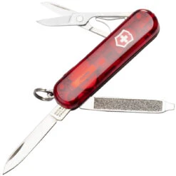 Victorinox 0.6226.T Signature Lite, Transparentes Rot