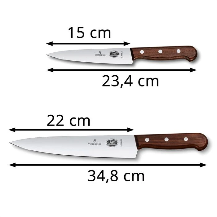 Victorinox Messerset Wood 5.1050.2G, Edelstahl, Holzgriff, 2-teilig 4 Victorinox Messerset Wood 5.1050.2G, Edelstahl, Holzgriff, 2-teilig – Bild 2