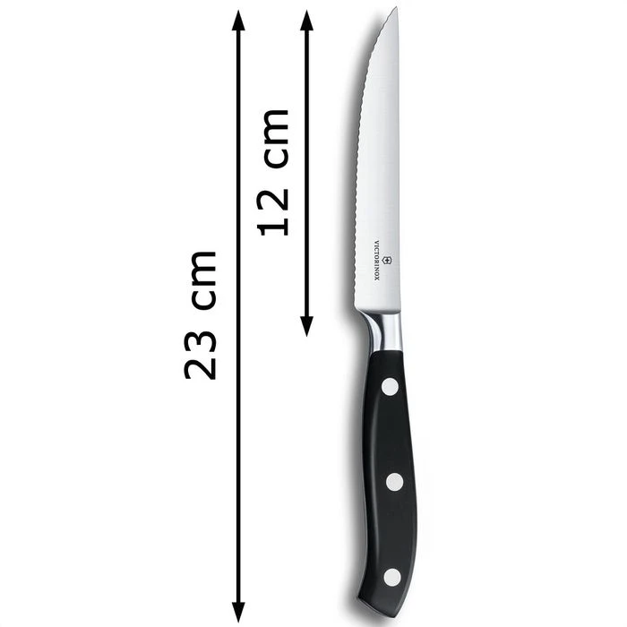 Victorinox Steakmesser Grand Maitre 7.7203.12WG, Mit Kunststoffgriff, Schwarz 5 Victorinox Steakmesser Grand Maitre 7.7203.12WG, Mit Kunststoffgriff, Schwarz – Bild 3