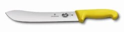 Victorinox 5.7408.25 Metzgermesser, Griff Aus Fibrox, Gelb, 25 Cm