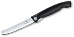 Victorinox 6.7833.FB Tomatenmesser Faltbar Swiss Classic Schwarz