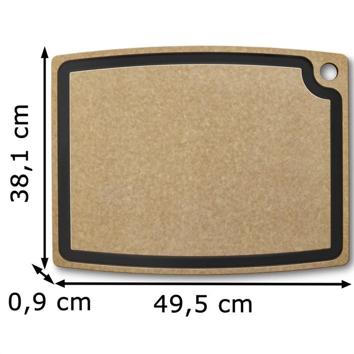 Victorinox Schneidebrett 7.4130 Papierverbundstoff, 49,5 X 38,1 X 0,9 Cm, Braun/schwarz, Mit Saftrille 6 Victorinox Schneidebrett 7.4130 Papierverbundstoff, 49,5 X 38,1 X 0,9 Cm, Braun/schwarz, Mit Saftrille – Bild 4