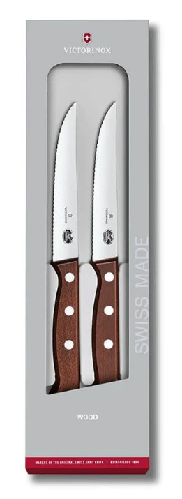 VICTORINOX Steak & Pizza Knife 2-pcs. Set, 12cm 5.1230.12G 4 VICTORINOX Steak & Pizza Knife 2-pcs. Set, 12cm 5.1230.12G – Bild 2