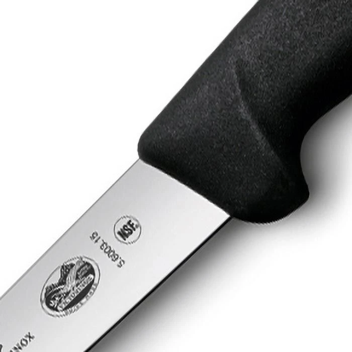 Victorinox Ausbeinmesser Fibrox 5.6003.15, Schwarz, Edelstahl, 15cm Klinge Starr 6 Victorinox Ausbeinmesser Fibrox 5.6003.15, Schwarz, Edelstahl, 15cm Klinge Starr – Bild 4