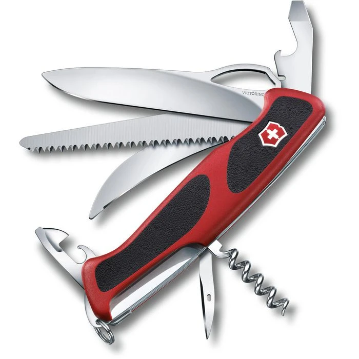 Victorinox Taschenmesser Ranger Grip 57 Hunter, 0.9583.MC, Rot, 13 Funktionen 3 Victorinox Taschenmesser Ranger Grip 57 Hunter, 0.9583.MC, Rot, 13 Funktionen