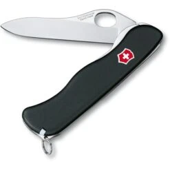 Victorinox Taschenmesser Sentinel One Hand, 0.8413.M3, Schwarz, 4 Funktionen