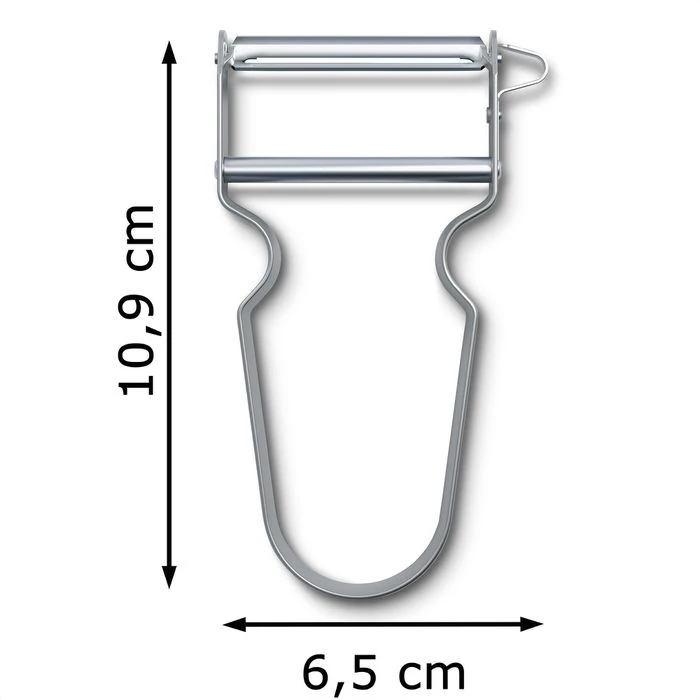 Victorinox Sparschäler Rex 6.0900, Silber, Universal, Stahl-Pendelklinge 9 Victorinox Sparschäler Rex 6.0900, Silber, Universal, Stahl-Pendelklinge – Bild 7