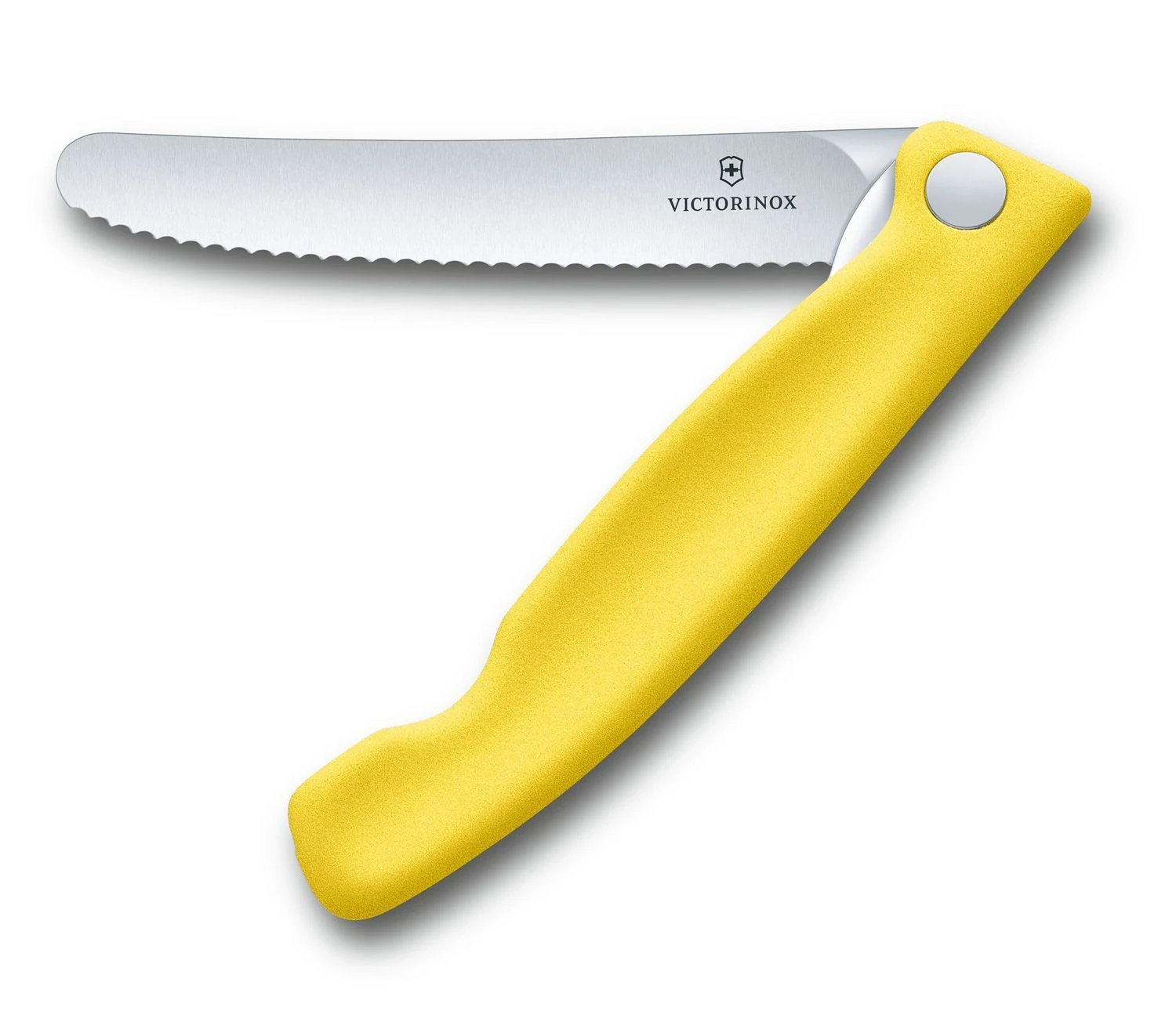 Victorinox 6.7836.F8B Tomatenmesser Gelb 4 Victorinox 6.7836.F8B Tomatenmesser Gelb – Bild 2