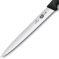 Victorinox Schinkenmesser Fibrox 5.4433.25, 25cm Klinge, Edelstahl, Wellenschliff -Knife Stock f1bb1f214345a7762fb016274738958a011436b8 schinkenmesser victorinox fibrox 5.4433.25