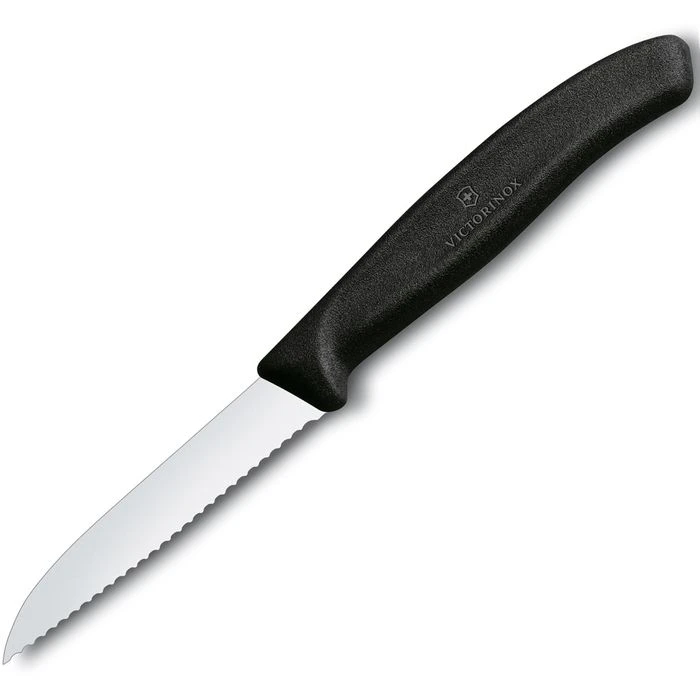 Victorinox Gemüsemesser Swiss Classic 6.7113.3G, Schwarz, Edelstahl, Set 3-teilig 5 Victorinox Gemüsemesser Swiss Classic 6.7113.3G, Schwarz, Edelstahl, Set 3-teilig – Bild 3