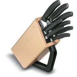Victorinox Messerblock Swiss Classic 6.7173.8, Buchenholz Braun, 9-teilig