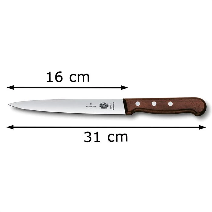 Victorinox Filetiermesser Wood 5.3700.16, Holzgriff, 16cm Klinge Flexibel, Edelstahl 6 Victorinox Filetiermesser Wood 5.3700.16, Holzgriff, 16cm Klinge Flexibel, Edelstahl – Bild 4
